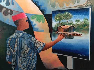 Original Home Paintings by Isiavwe Ufuoma