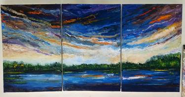 Nature's Vibe (3 canvas_ 2ft x3ft each) thumb