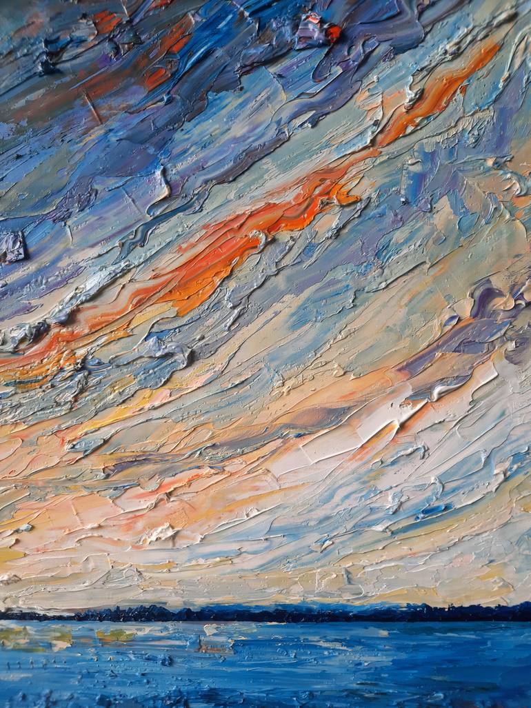 Original Abstract Nature Painting by Isiavwe Ufuoma