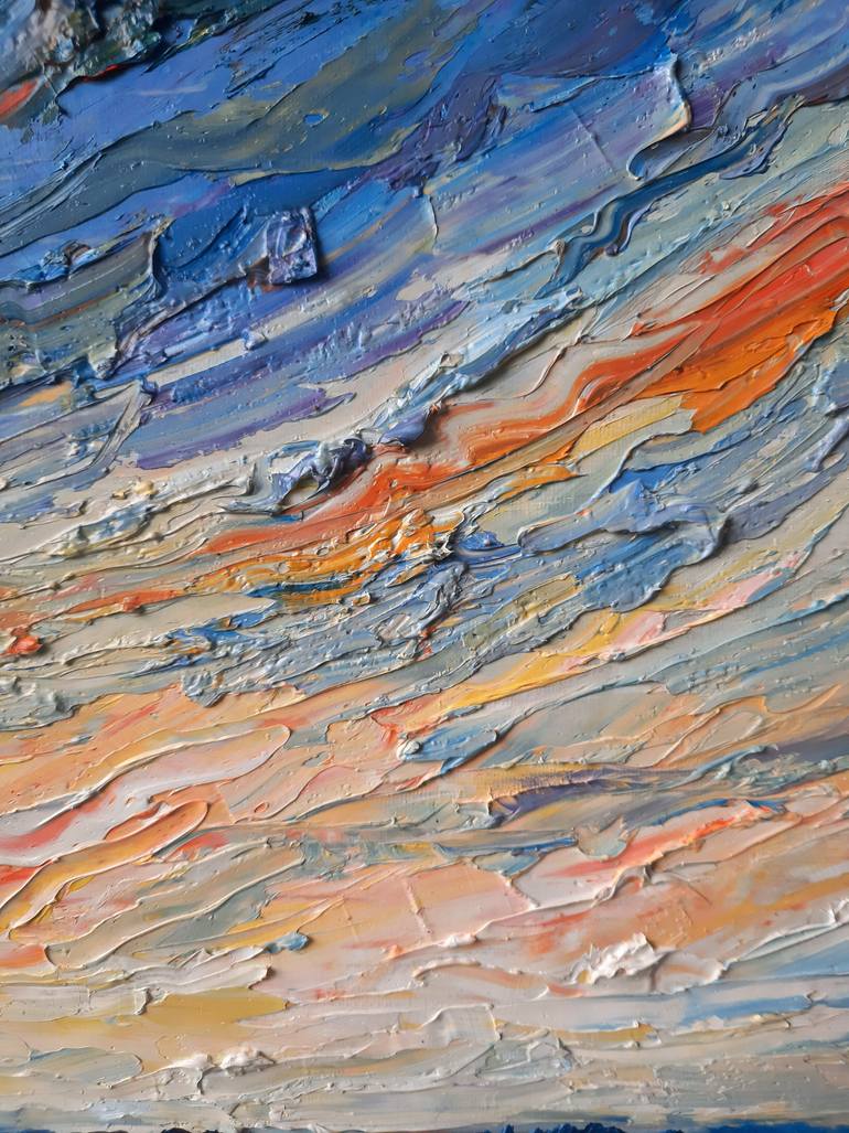 Original Abstract Nature Painting by Isiavwe Ufuoma