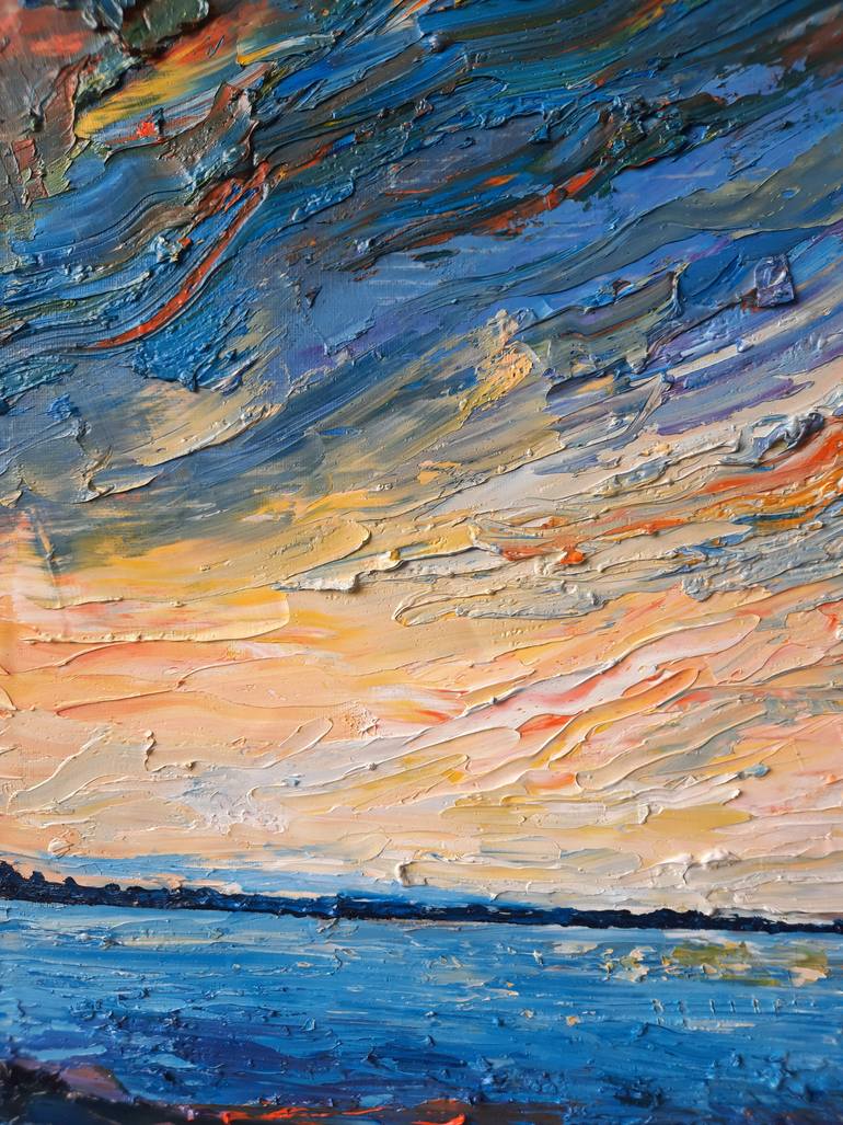 Original Abstract Nature Painting by Isiavwe Ufuoma