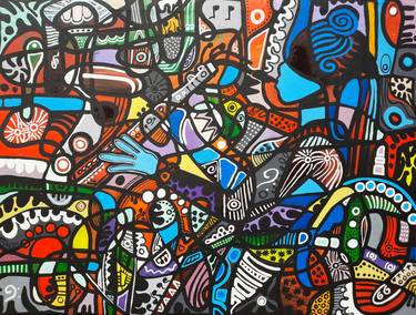Print of Abstract Paintings by Isiavwe Ufuoma