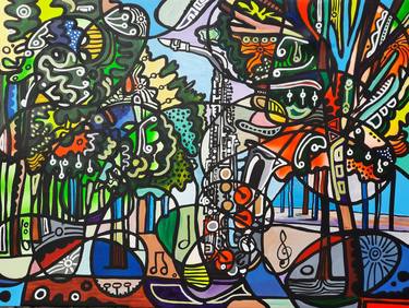 Original Abstract Paintings by Isiavwe Ufuoma