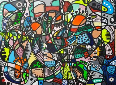 Original Conceptual Abstract Paintings by Isiavwe Ufuoma