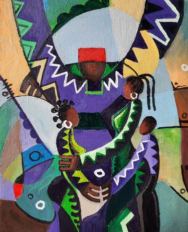 Original Conceptual Abstract Paintings by Isiavwe Ufuoma