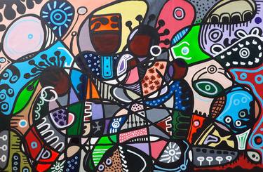 Original Abstract Paintings by Isiavwe Ufuoma