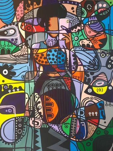 Original Abstract Paintings by Isiavwe Ufuoma