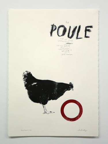 Poule / Red circle - Limited Edition 1 of 1 thumb