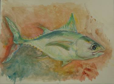 Print of Fish Paintings by Marilu Zahn