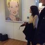 Oil on linen, pop art culture