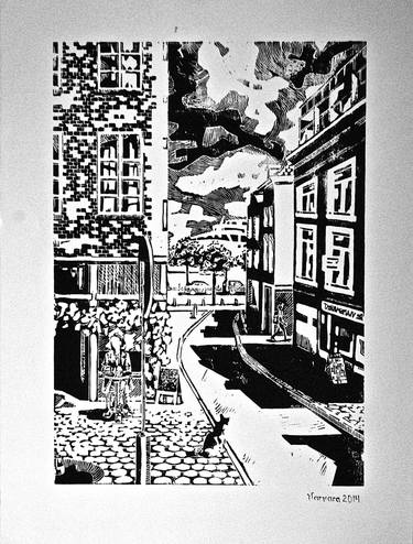 Original Architecture Printmaking by Varvara Varvara