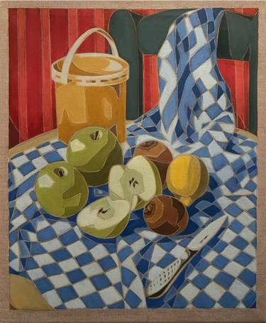 Still life with fruit and honey thumb