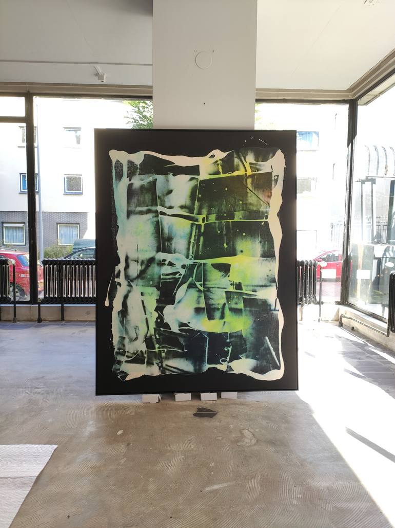 Original Abstract Expressionism Abstract Painting by Karen Van De Vliet