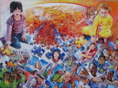 Print of Children Paintings by Nikoletta Antonopoulou