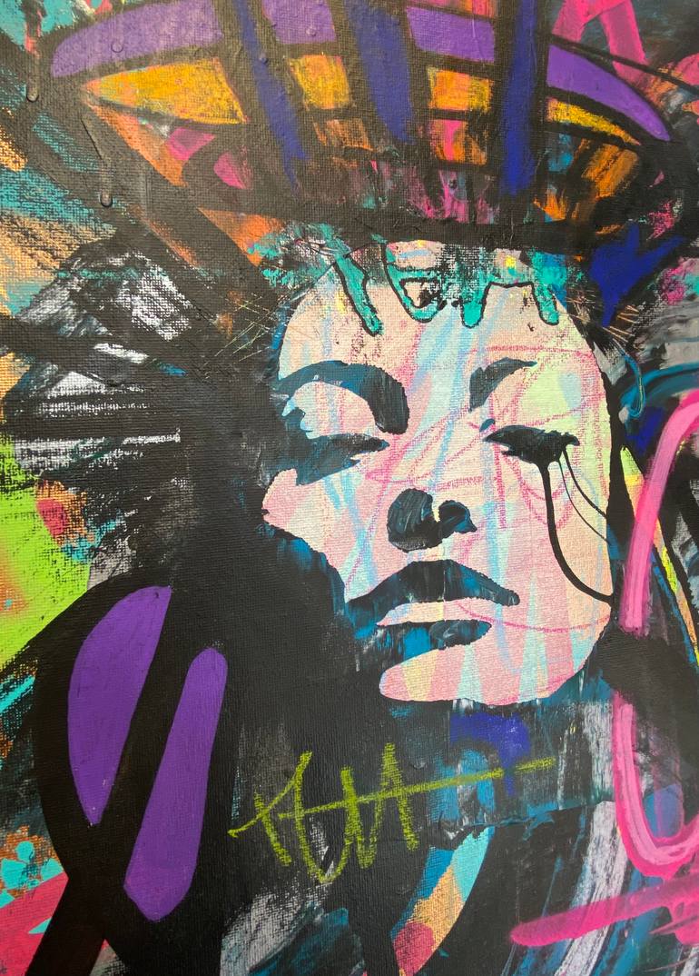 Original Contemporary Women Painting by Aura Xdr