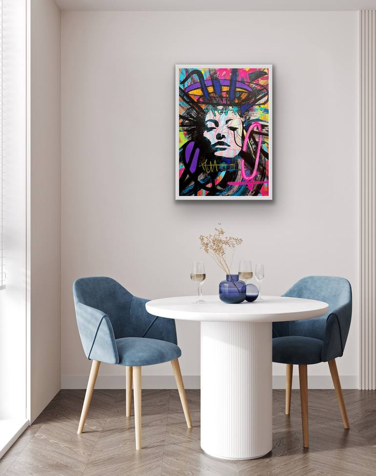 Original Contemporary Women Painting by Aura Xdr