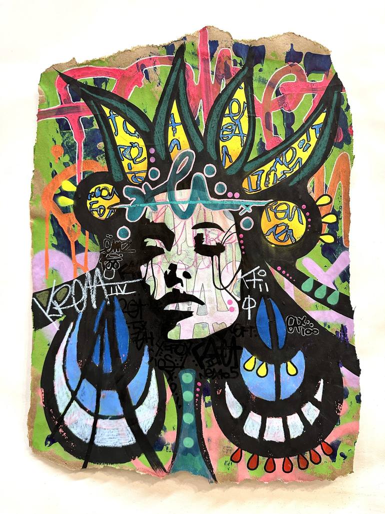 Original Contemporary Women Paintings by Aura Xdr