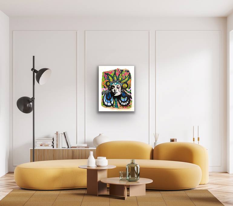 Original Contemporary Women Painting by Aura Xdr