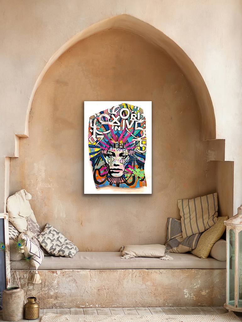 Original Contemporary Women Painting by Aura Xdr