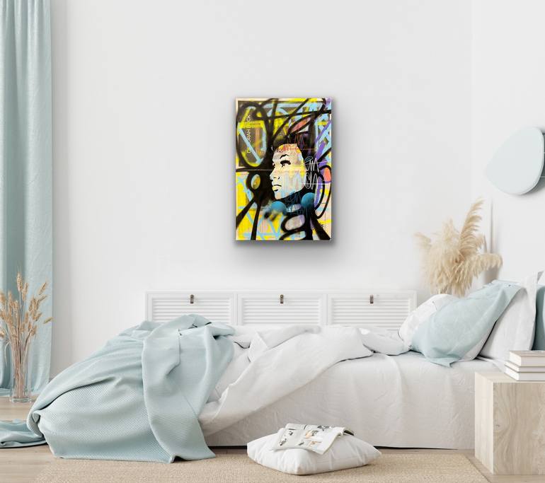 Original Contemporary Women Painting by AURA xDR