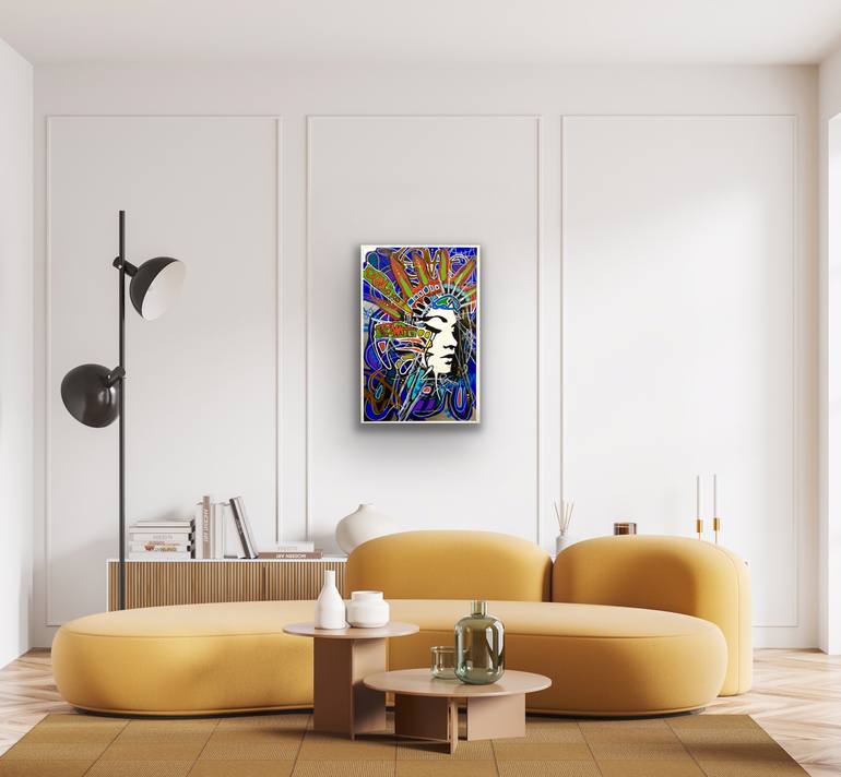 Original Contemporary Women Painting by Aura Xdr