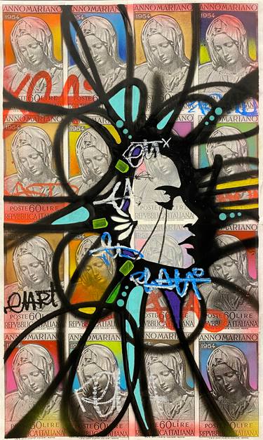 Original Contemporary Women Paintings by Aura Xdr