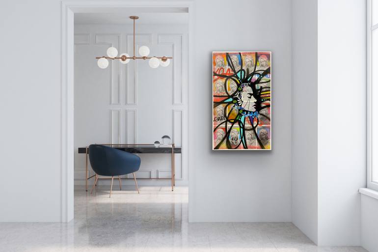 Original Contemporary Women Painting by Aura Xdr