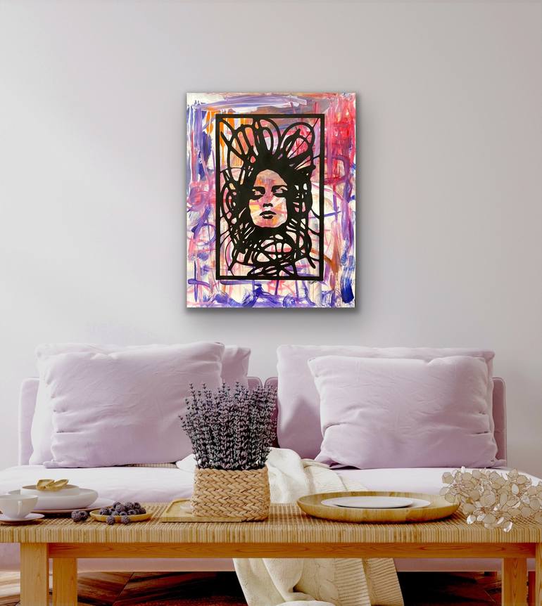 Original Contemporary Women Painting by AURA xDR