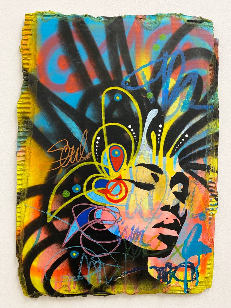 Original Contemporary Women Painting by Aura Xdr
