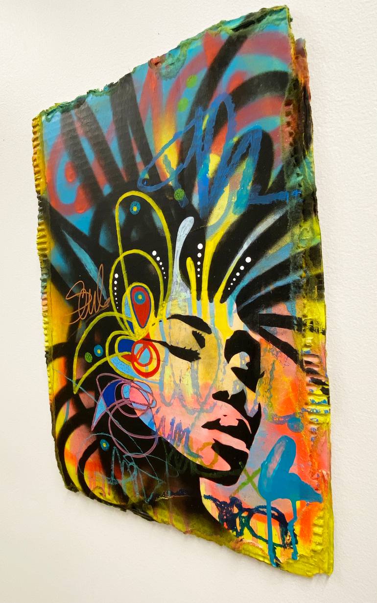 Original Contemporary Women Painting by Aura Xdr