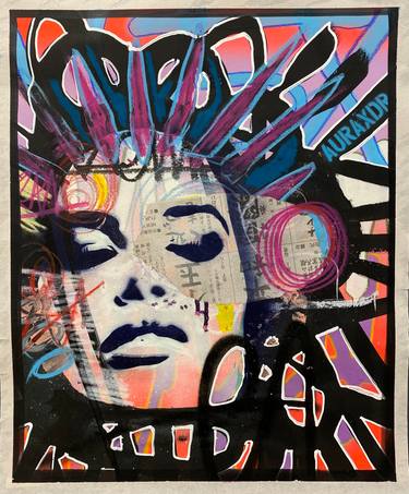 Original Contemporary Women Paintings by Aura Xdr