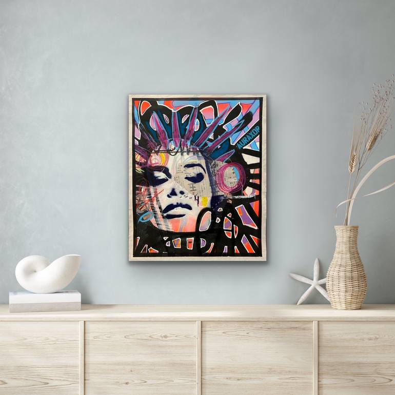 Original Contemporary Women Painting by Aura Xdr