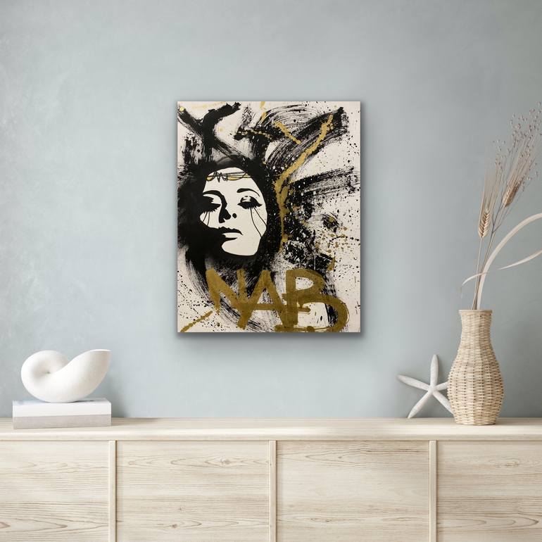 Original Contemporary Women Painting by AURA xDR