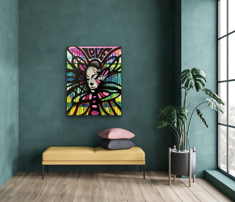 Original Contemporary Women Painting by AURA xDR