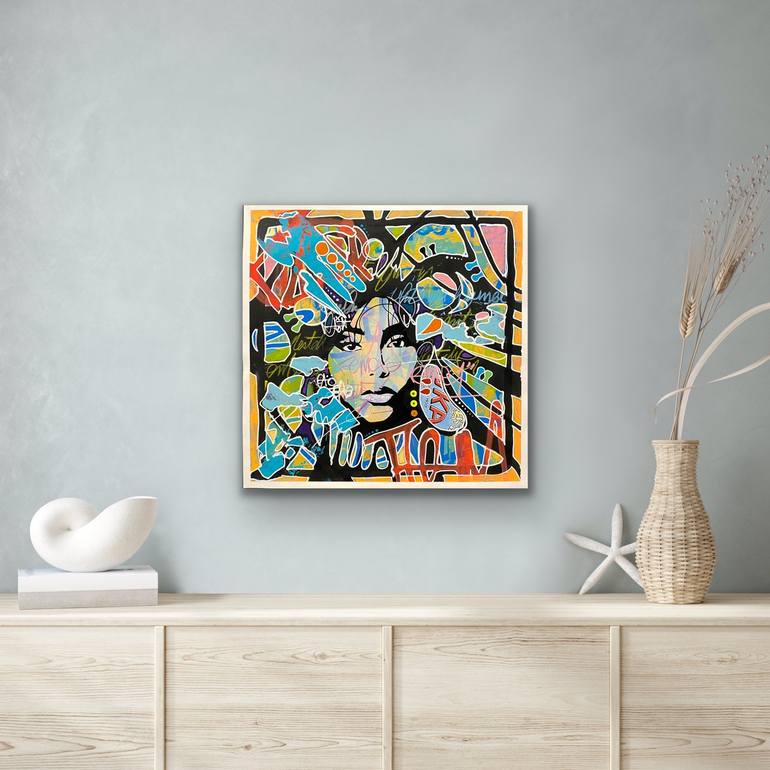 Original Contemporary Women Painting by AURA xDR