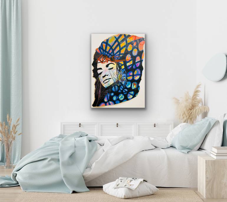 Original Contemporary Women Painting by Aura Xdr
