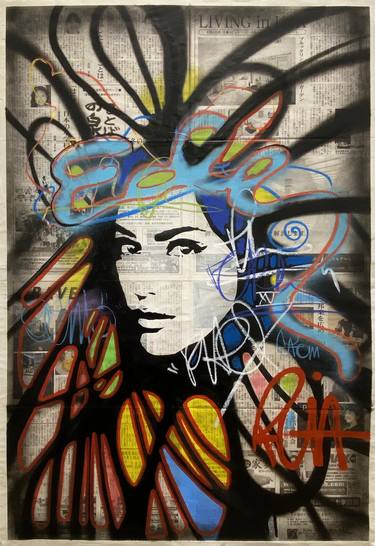 Original Street Art Graffiti Paintings by Aura Xdr