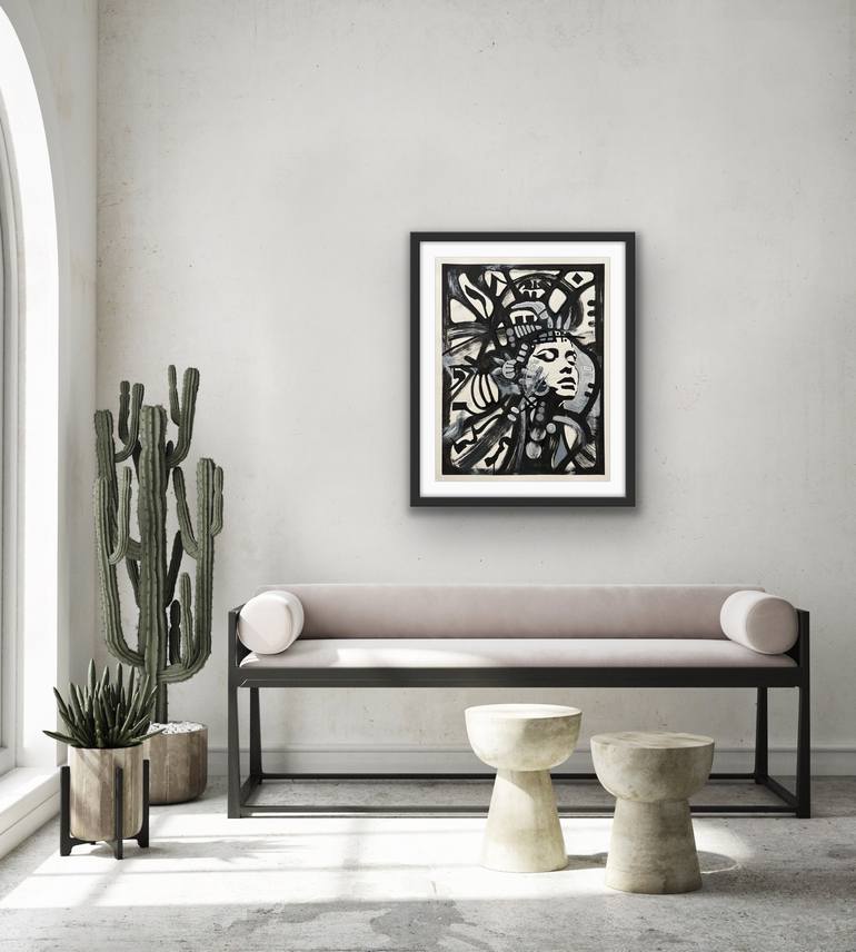 Original Street Art People Painting by Aura Xdr