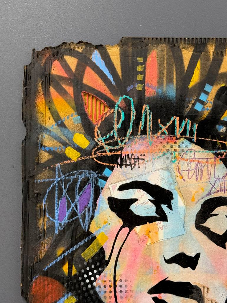 Original Abstract Expressionism Women Painting by Aura Xdr