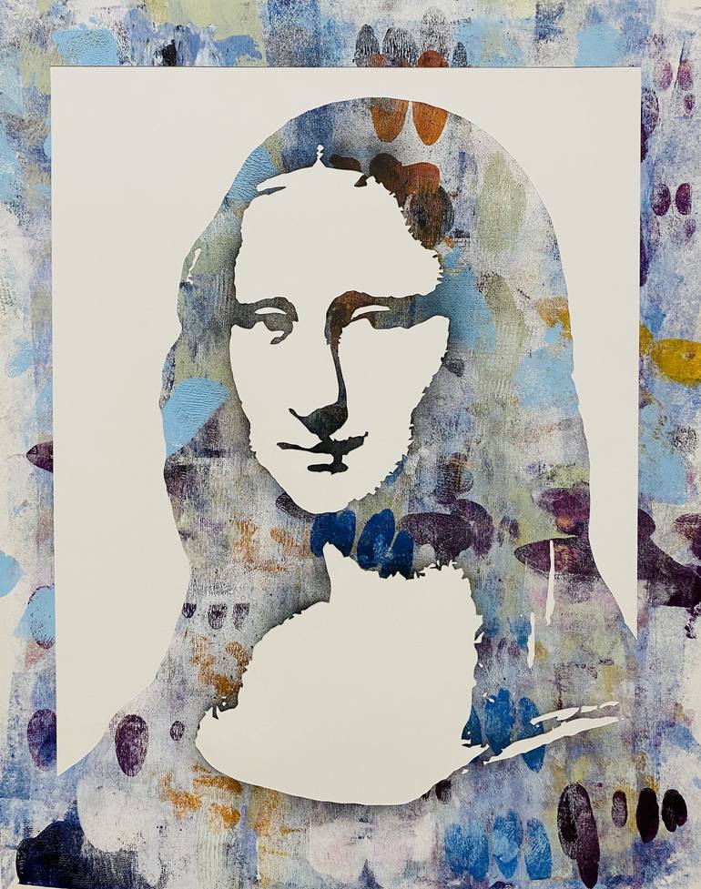 Mona Lisa (Fresco) Painting by Dean Russo | Saatchi Art