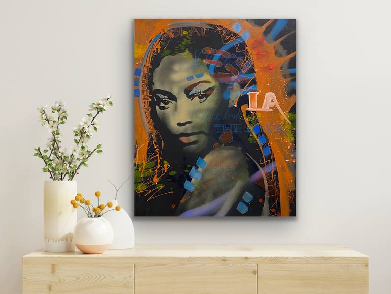 Original Contemporary Women Painting by Aura Xdr