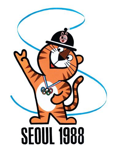 1988 Seoul Olympic mascot Hodori thumb