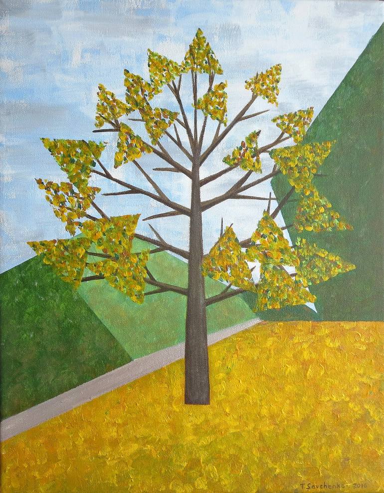 Original Tree Painting by Tamara Savchenko