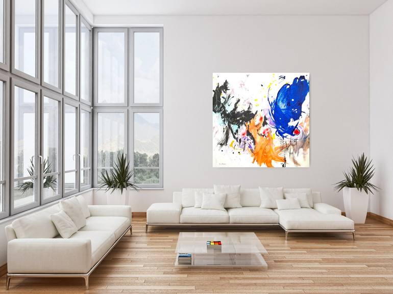 Original Abstract Painting by Hilton Edwards