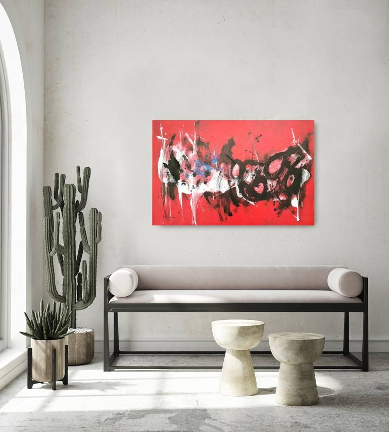 Original Abstract Painting by Hilton Edwards