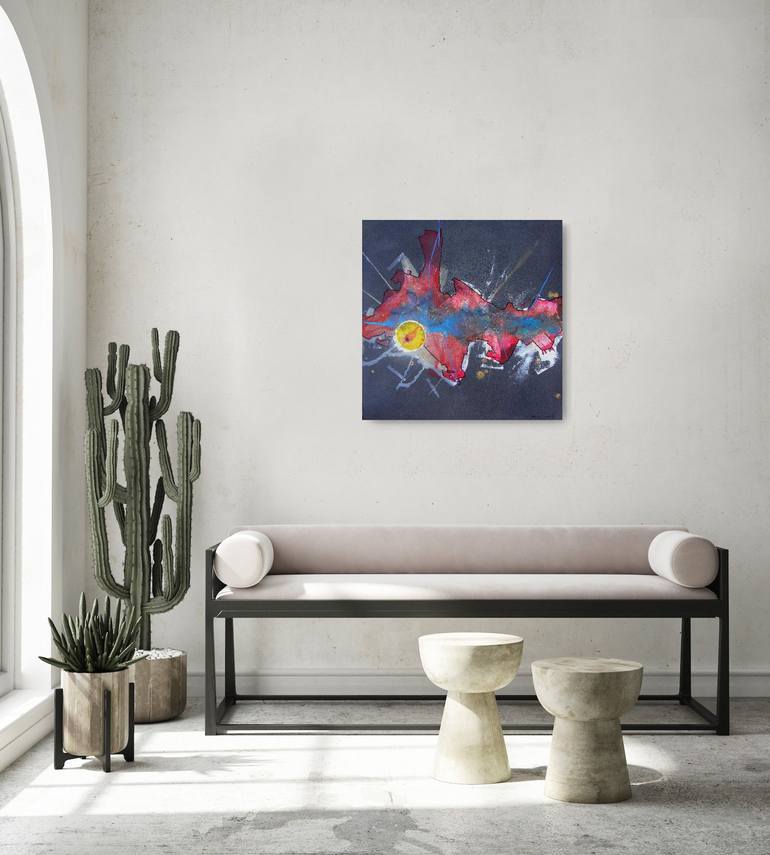 Original Abstract Painting by Hilton Edwards