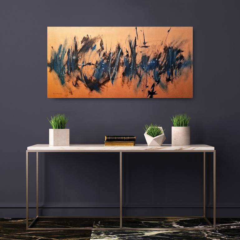 Original Abstract Painting by Hilton Edwards