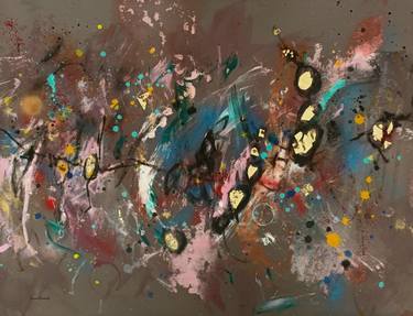Original Abstract Expressionism Abstract Paintings by Hilton Edwards