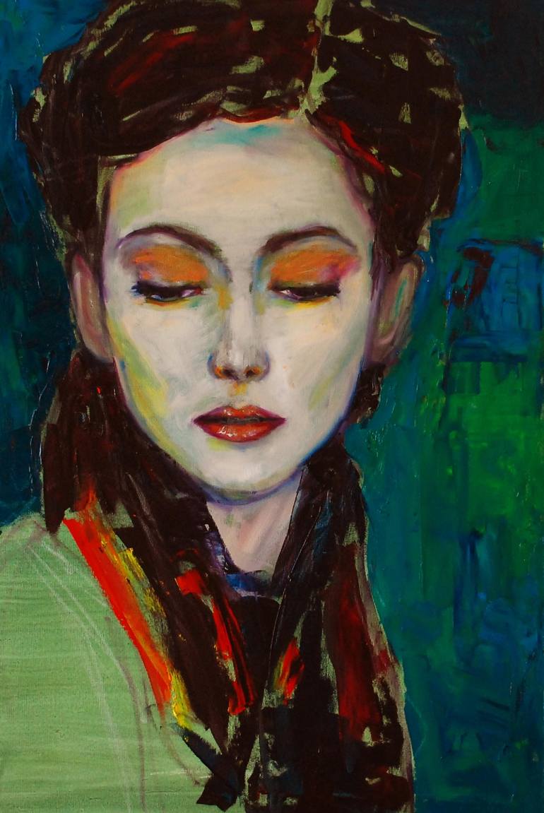 Girl In Dreadlocks Painting By Anna Zawadzka Dziuda