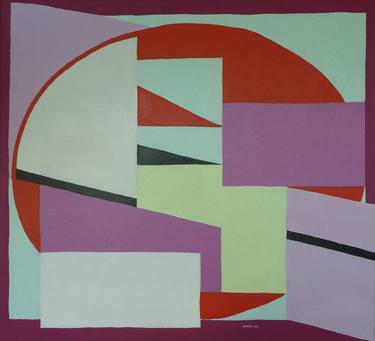 Original Geometric Paintings by Hanne Sie